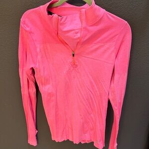 RBX Women's Pink Quarter-Zip Runners Top